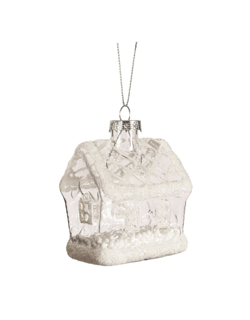 House with Snow Ornament