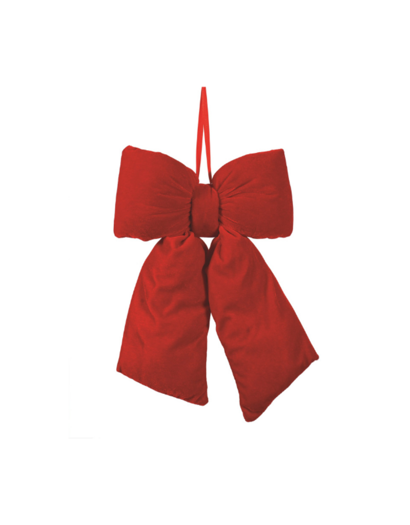 Red Velvet Jumbo Bow Ornament