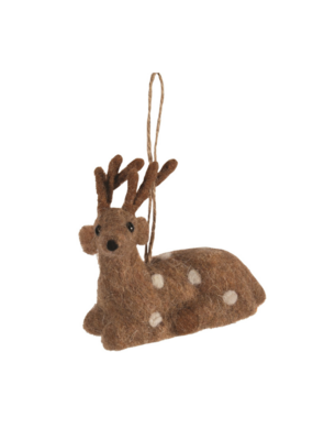 Felt Baby Deer Ornament
