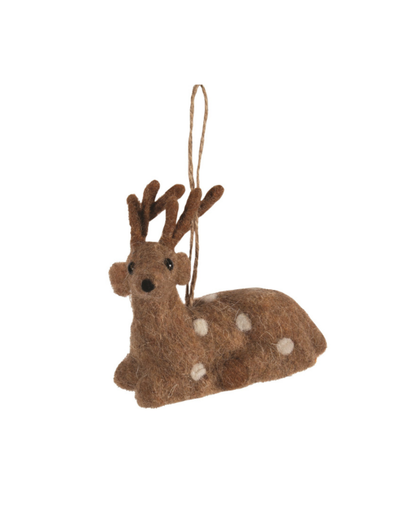 Felt Baby Deer Ornament