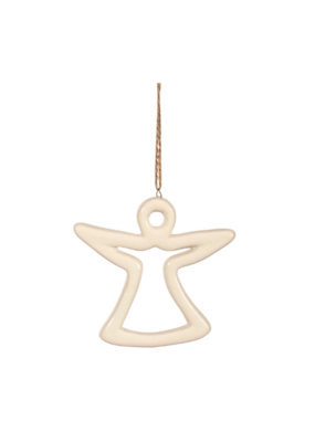 White Angel Shape Ornament