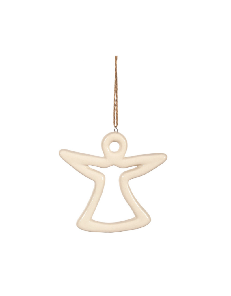 White Angel Shape Ornament