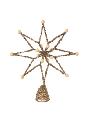 Silver Star Tree Topper