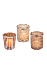 Brass Ivory Tealight Holder