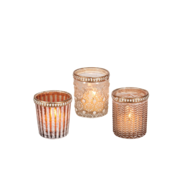 Brass Ivory Tealight Holder