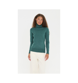Saint Tropez Mila Turtleneck in June Bug Melange by Saint Tropez