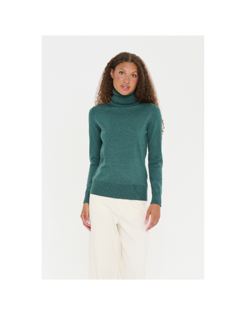 Saint Tropez Mila Turtleneck in June Bug Melange by Saint Tropez