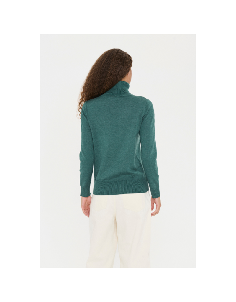 Saint Tropez Mila Turtleneck in June Bug Melange by Saint Tropez