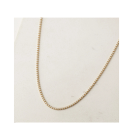 Lover's Tempo Tennis Necklace in Pearl by Lover's Tempo