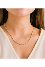 Lover's Tempo Tennis Necklace in Pearl by Lover's Tempo
