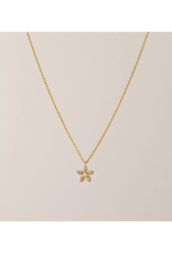 Lover's Tempo Lily Necklace in Clear by Lover's Tempo