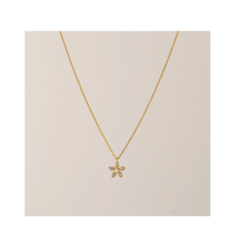 Lover's Tempo Lily Necklace in Clear by Lover's Tempo