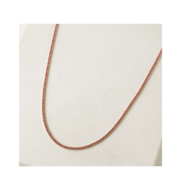 Lover's Tempo Tennis Necklace in Pink by Lover's Tempo
