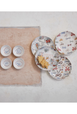 Creative Co-Op 8" Holiday Plates Assorted