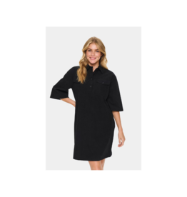Saint Tropez Magnille Dress in Surf Black by Saint Tropez
