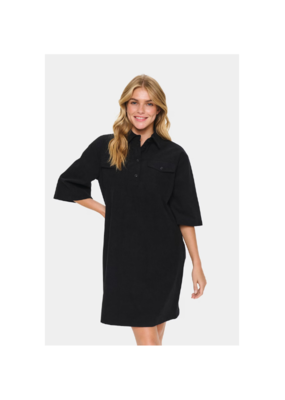 Saint Tropez Magnille Dress in Surf Black by Saint Tropez