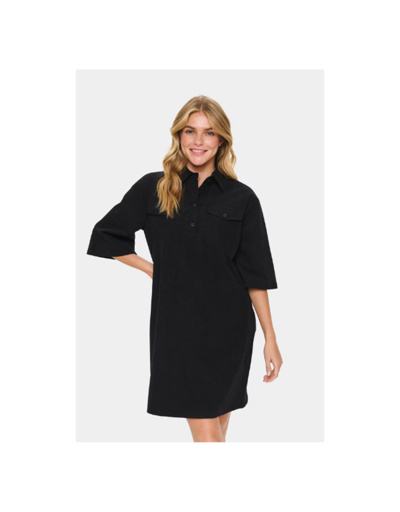 Saint Tropez Magnille Dress in Surf Black by Saint Tropez