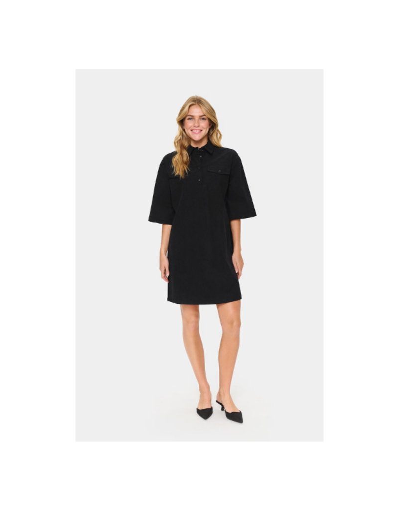 Saint Tropez Magnille Dress in Surf Black by Saint Tropez