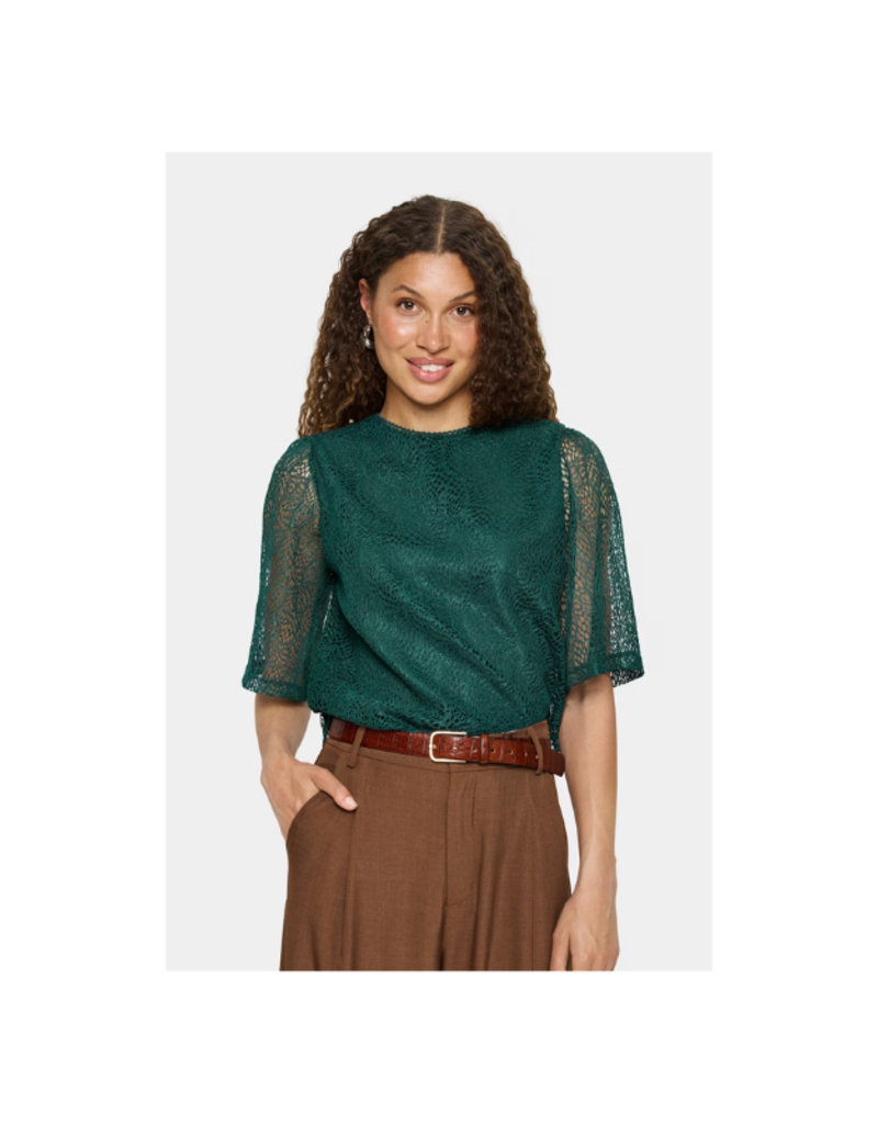 Saint Tropez Meredith Blouse in June Bug by Saint Tropez