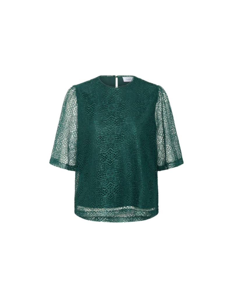 Saint Tropez Meredith Blouse in June Bug by Saint Tropez