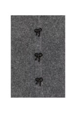 b.young Omea Deco Cardigan in Dark Grey Melange by b.young