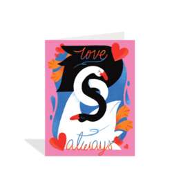 Swan Love Card
