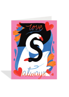 Swan Love Card