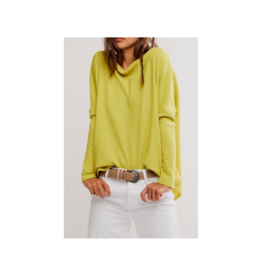 Free People Latte Blues Thermal in Acacia by Free People