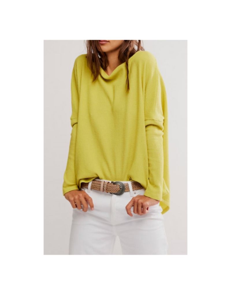 Free People Latte Blues Thermal in Acacia by Free People