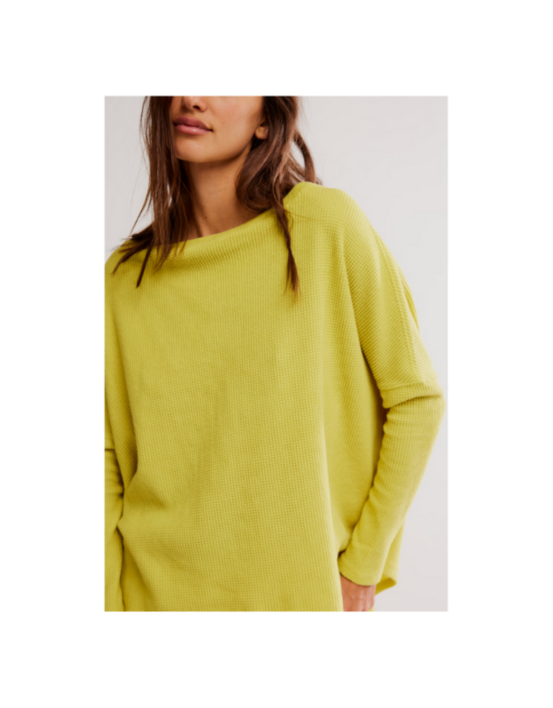 Free People Latte Blues Thermal in Acacia by Free People