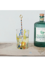 Creative Co-Op Stainless Steel Striped Cocktail Spoon