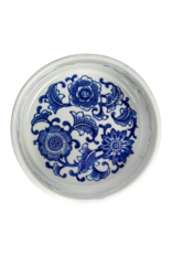 Creative Co-Op Blue & White Pet Bowl Small