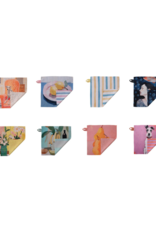 Creative Co-Op Assorted Design Printed Microfibre Dish Cloth