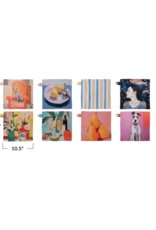 Creative Co-Op Assorted Design Printed Microfibre Dish Cloth