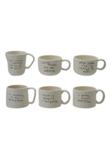 Creative Co-Op Funny Handwritten Mug