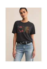 Z Supply Love Boyfriend Tee in Black Sand by Z Supply