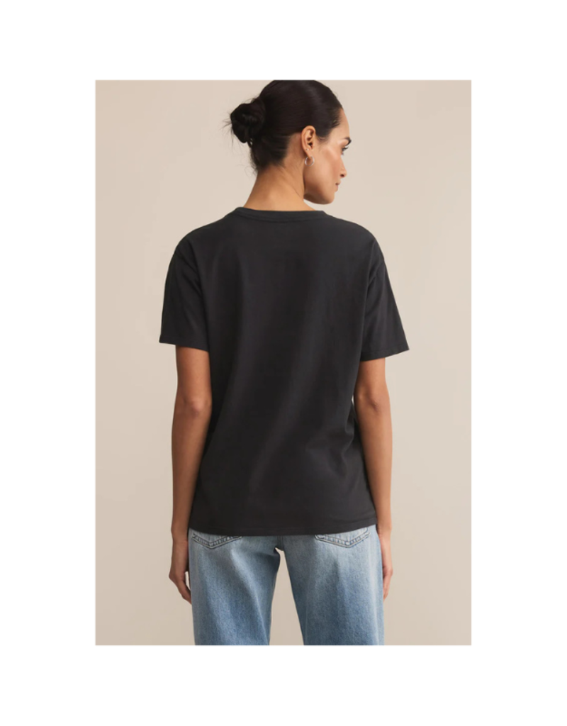 Z Supply Love Boyfriend Tee in Black Sand by Z Supply