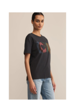 Z Supply Love Boyfriend Tee in Black Sand by Z Supply