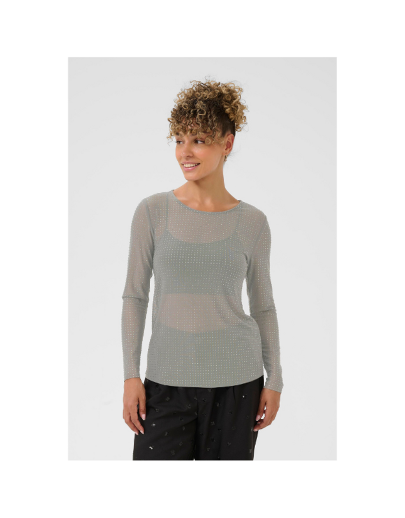 Cream Gina Blouse in Granite Gray by Cream