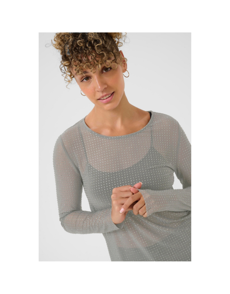 Cream Gina Blouse in Granite Gray by Cream