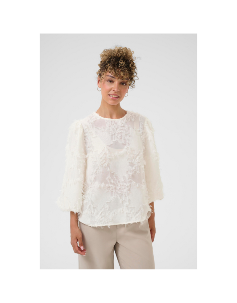 Cream Freja Blouse in Whisper White by Cream