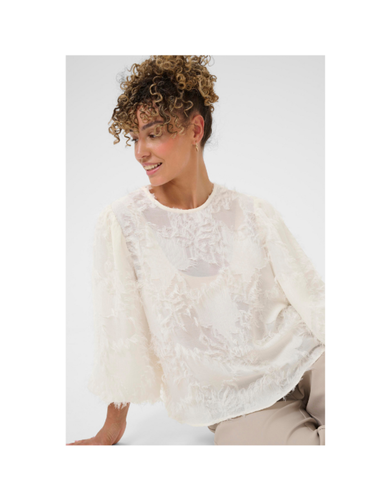 Cream Freja Blouse in Whisper White by Cream