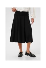 Cream Villea Knit Skirt in Pitch Black by Cream