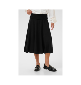 Cream Villea Knit Skirt in Pitch Black by Cream