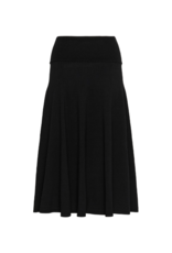 Cream Villea Knit Skirt in Pitch Black by Cream