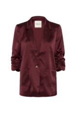 Cream Cocamia Sateen Blazer in Zinfandel by Cream