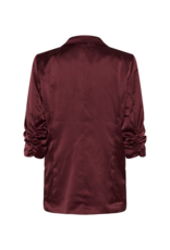 Cream Cocamia Sateen Blazer in Zinfandel by Cream