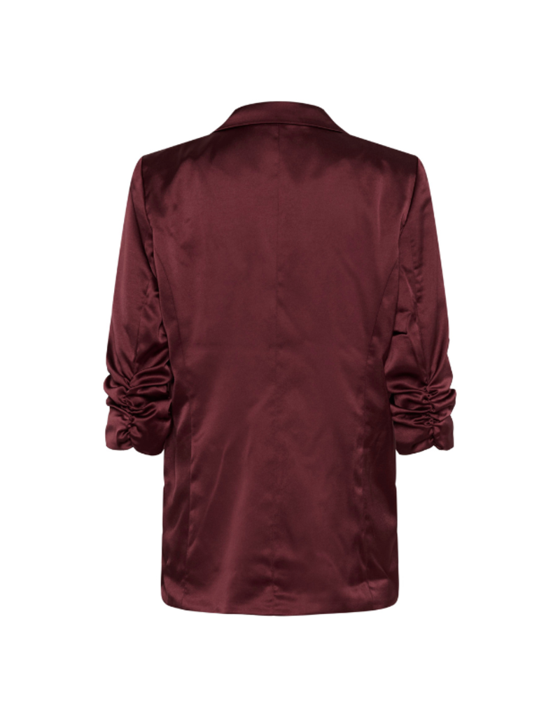 Cream Cocamia Sateen Blazer in Zinfandel by Cream