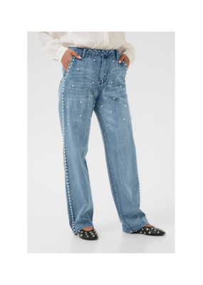 Cream Visti Straight Deco Pant in Miami Light by Cream