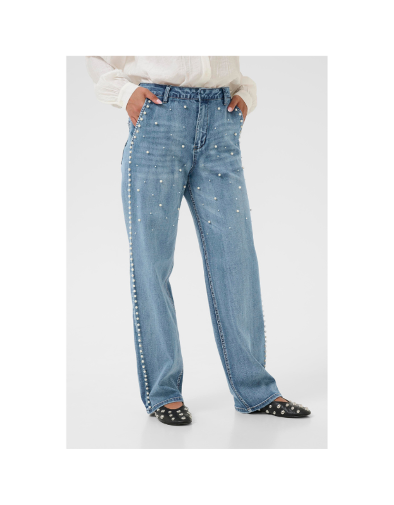 Cream Visti Straight Deco Pant in Miami Light by Cream